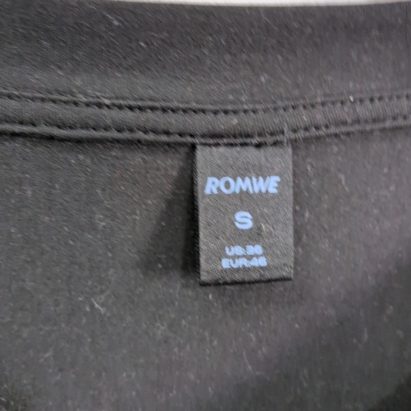 Romwe T-Shirt Torey Lanez Size S Black Street Wear Active Lifestyle Graphic - Picture 3 of 4